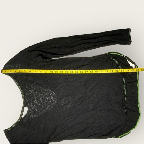 NWT | Chaser | Deconstructed Scoop Back Linen Jersey | Black | Medium - Picture 13 of 14